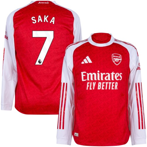 Arsenal Hemmatröja Saka 7 2025–2026 Långärmad Arsenal Hemmatröja Saka 7 2025–2026 Långärmad